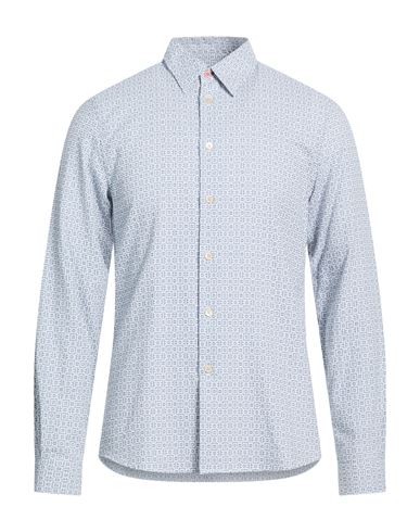 Man Shirt Slate blue Size S Cotton