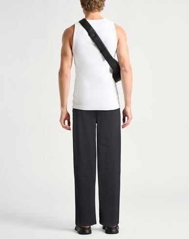 Man Pants Charcoal Size L Cotton