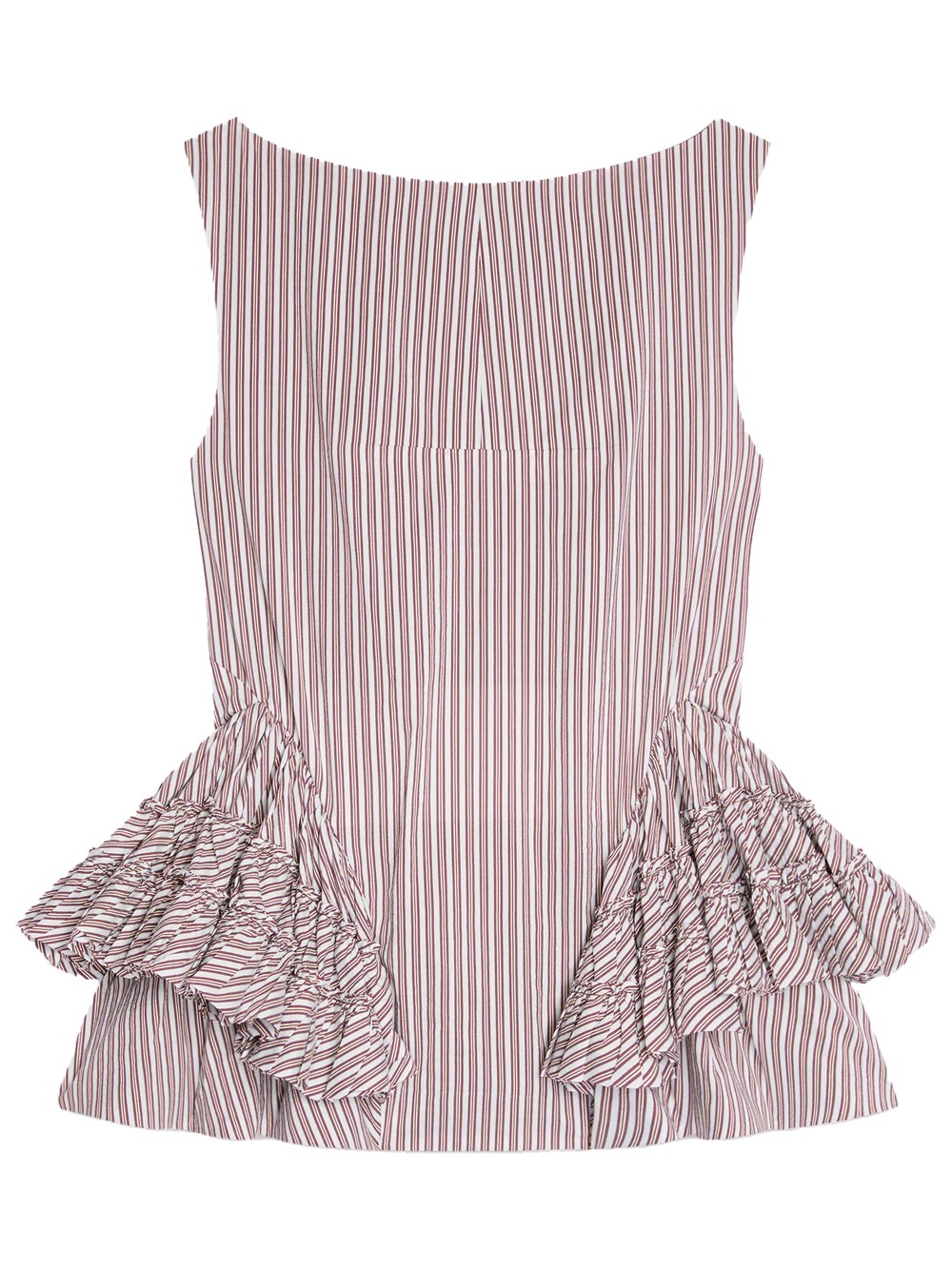 Casey Ruffled Peplum Top