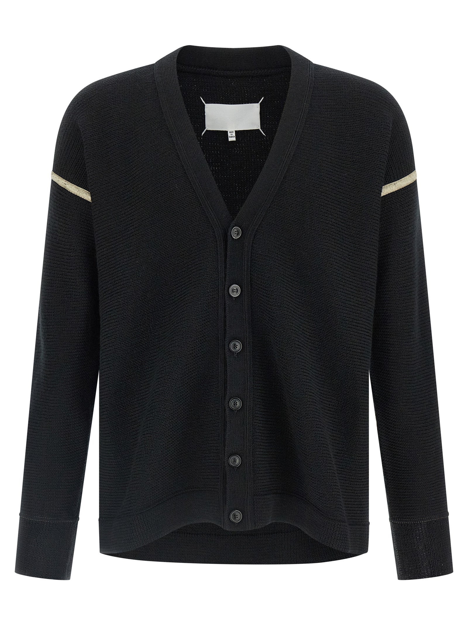 Virgin Wool Cardigan — Black