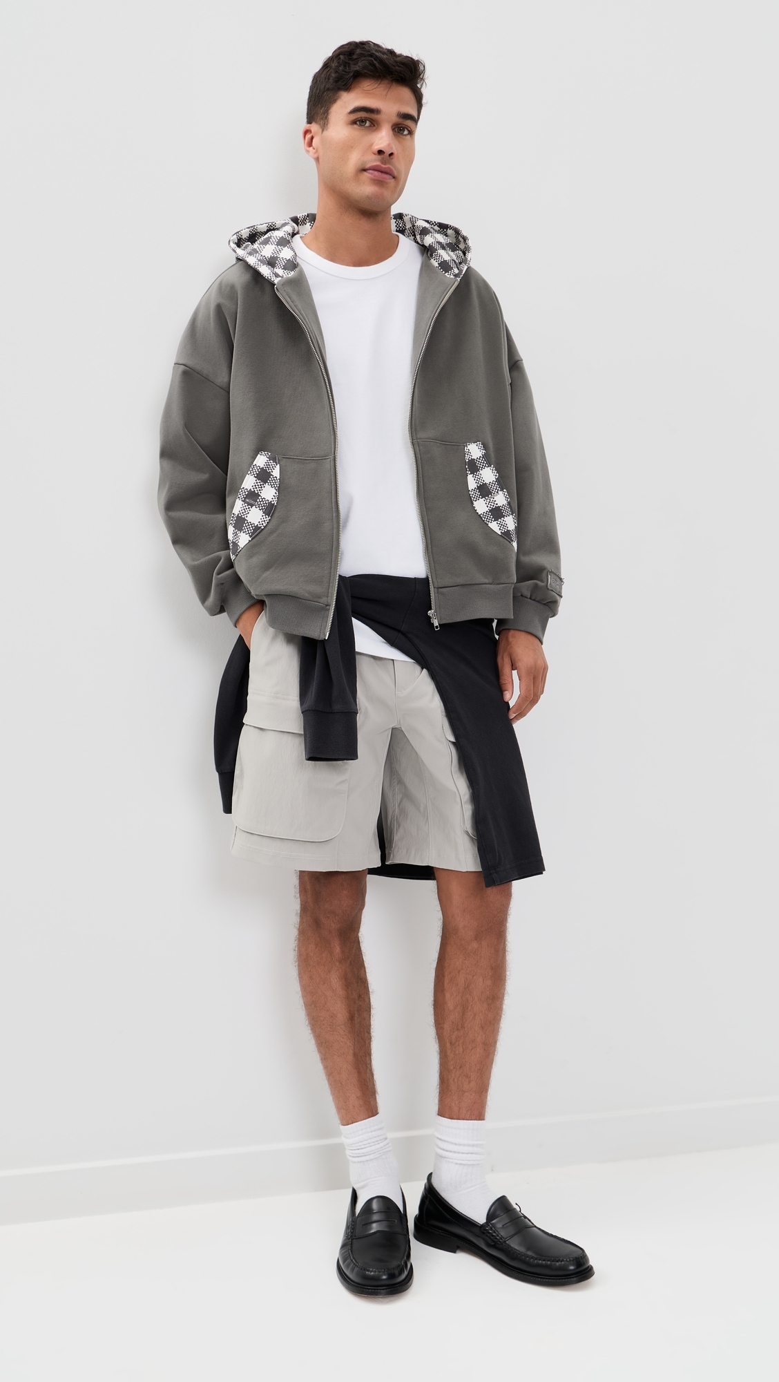 Shepards Zip Hoodie Grey
