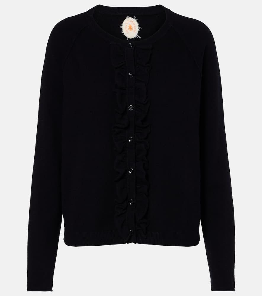 Cotton and cashmere cardigan