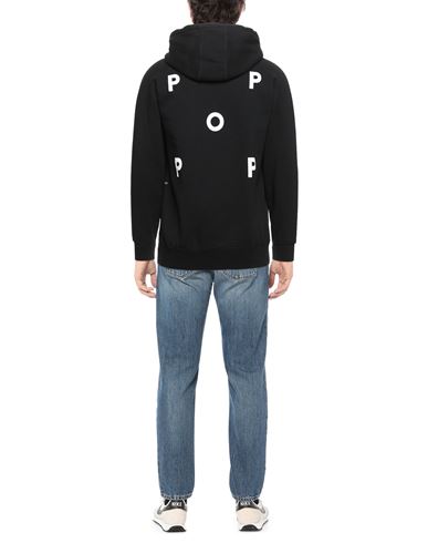 Man Sweatshirt Black Size M Cotton