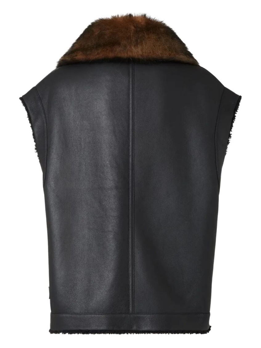 Nappa Shearling Gilet