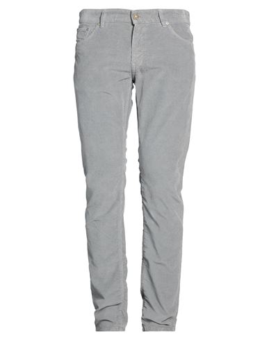 Man Pants Grey Size 32 Cotton, Elastane