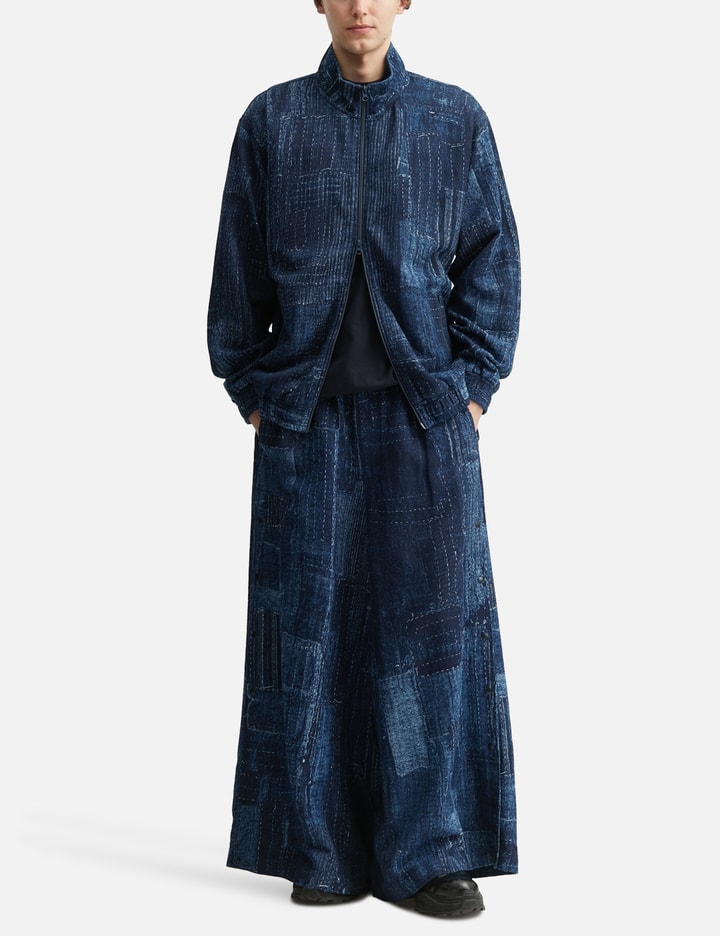 Boro Side Button Hakama Pants Rinse