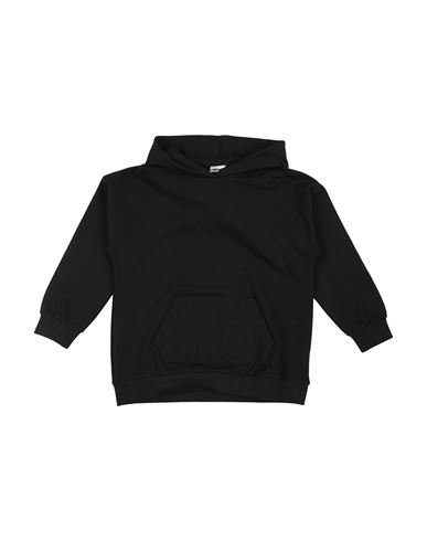 Kid Girl Sweatshirt Black Size 14 Cotton, Elastane