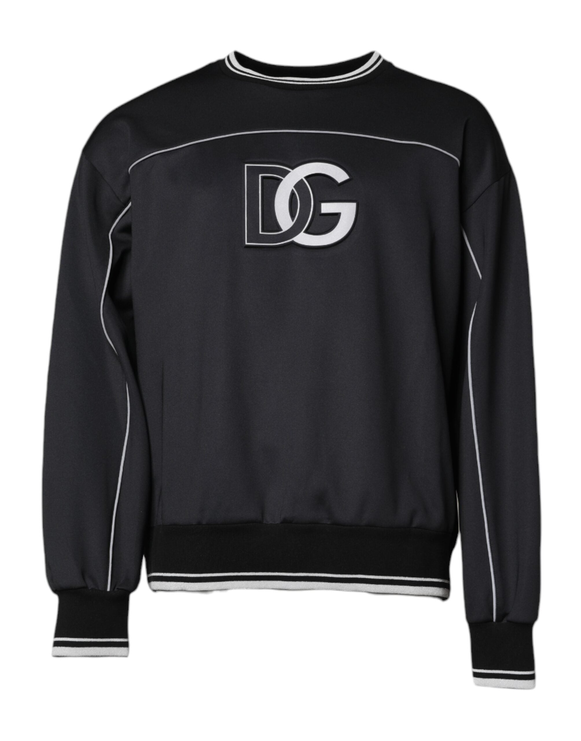 Logo-Embroidered Sweatshirt — Black