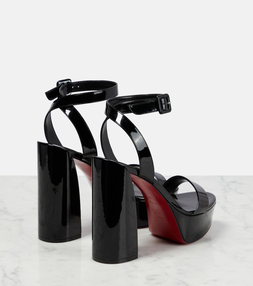 Movida Sabina patent leather platform sandals