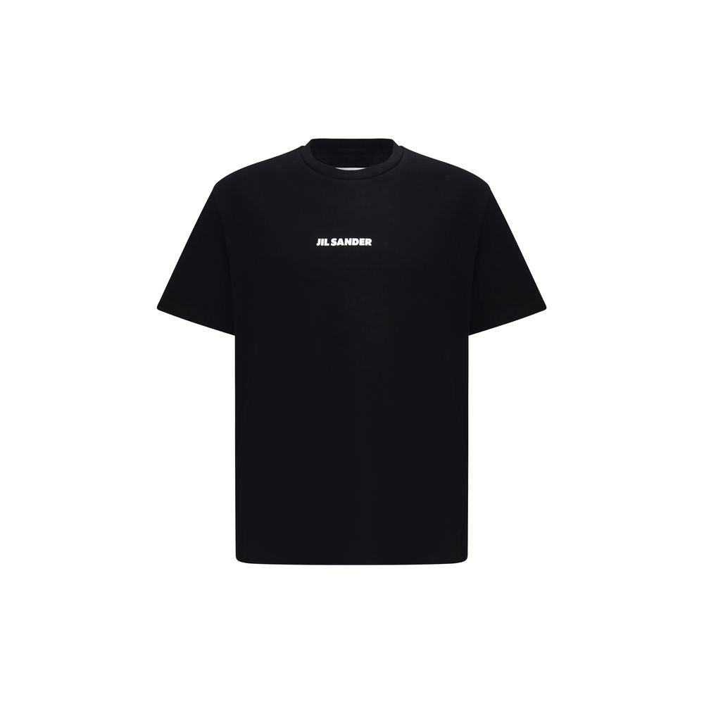 Logo-Embroidered Cotton T-Shirt — Black