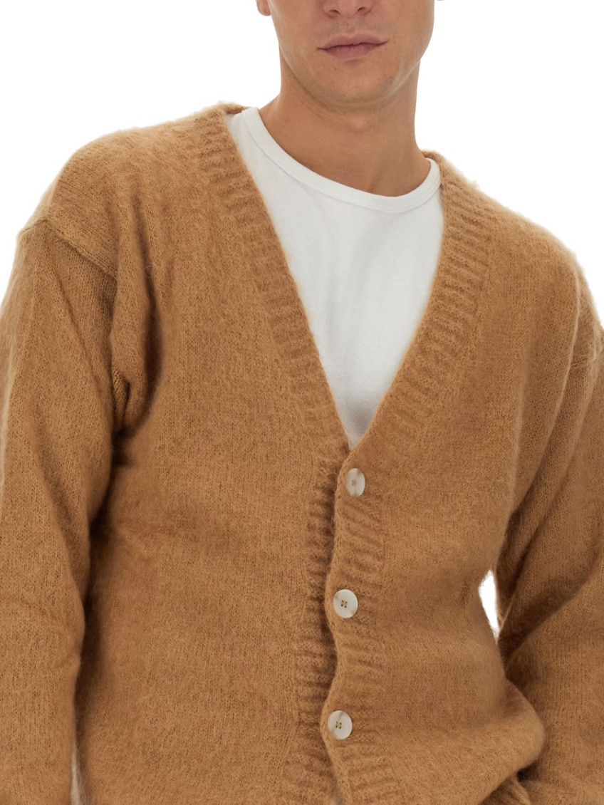 Brown V Neck Cardigans