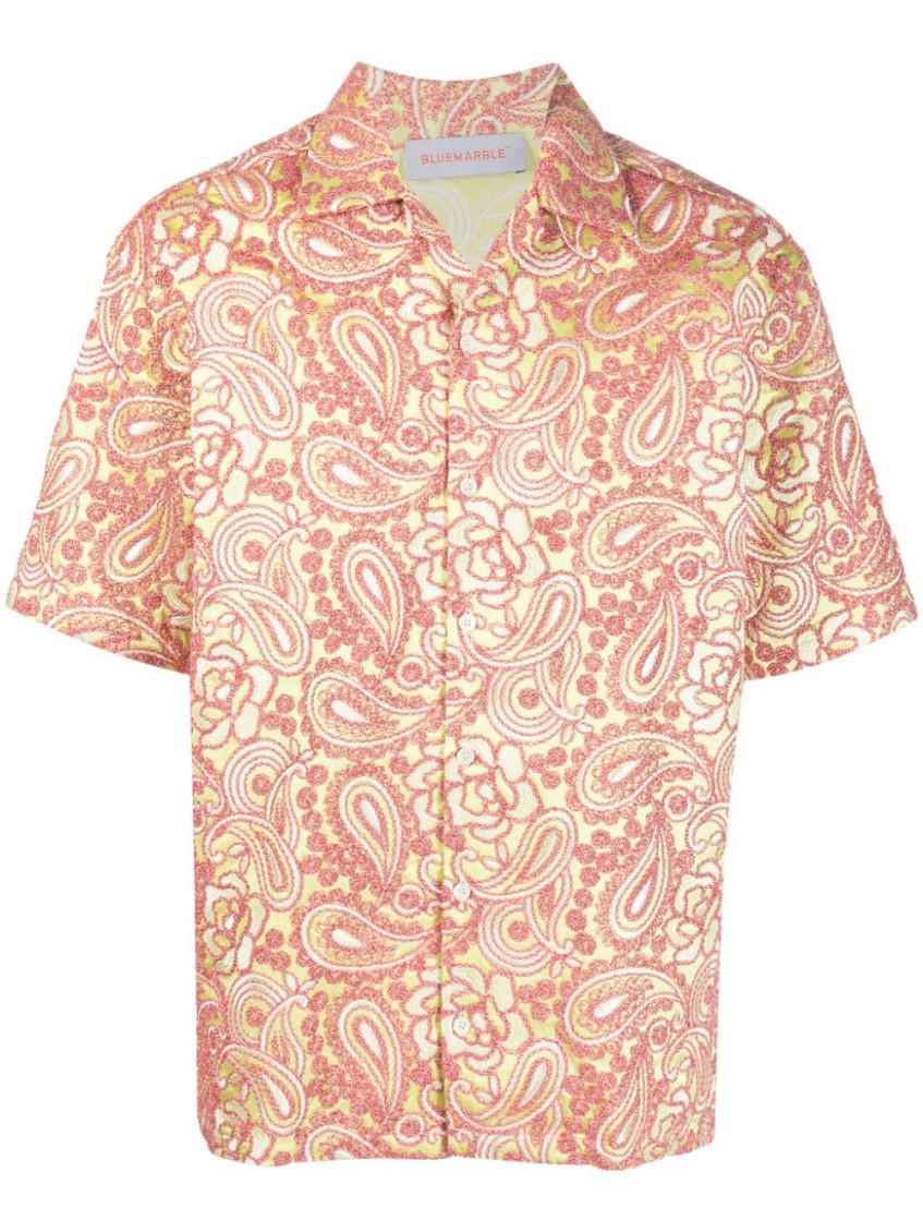 - Short Sleeve Embroidered Shirt