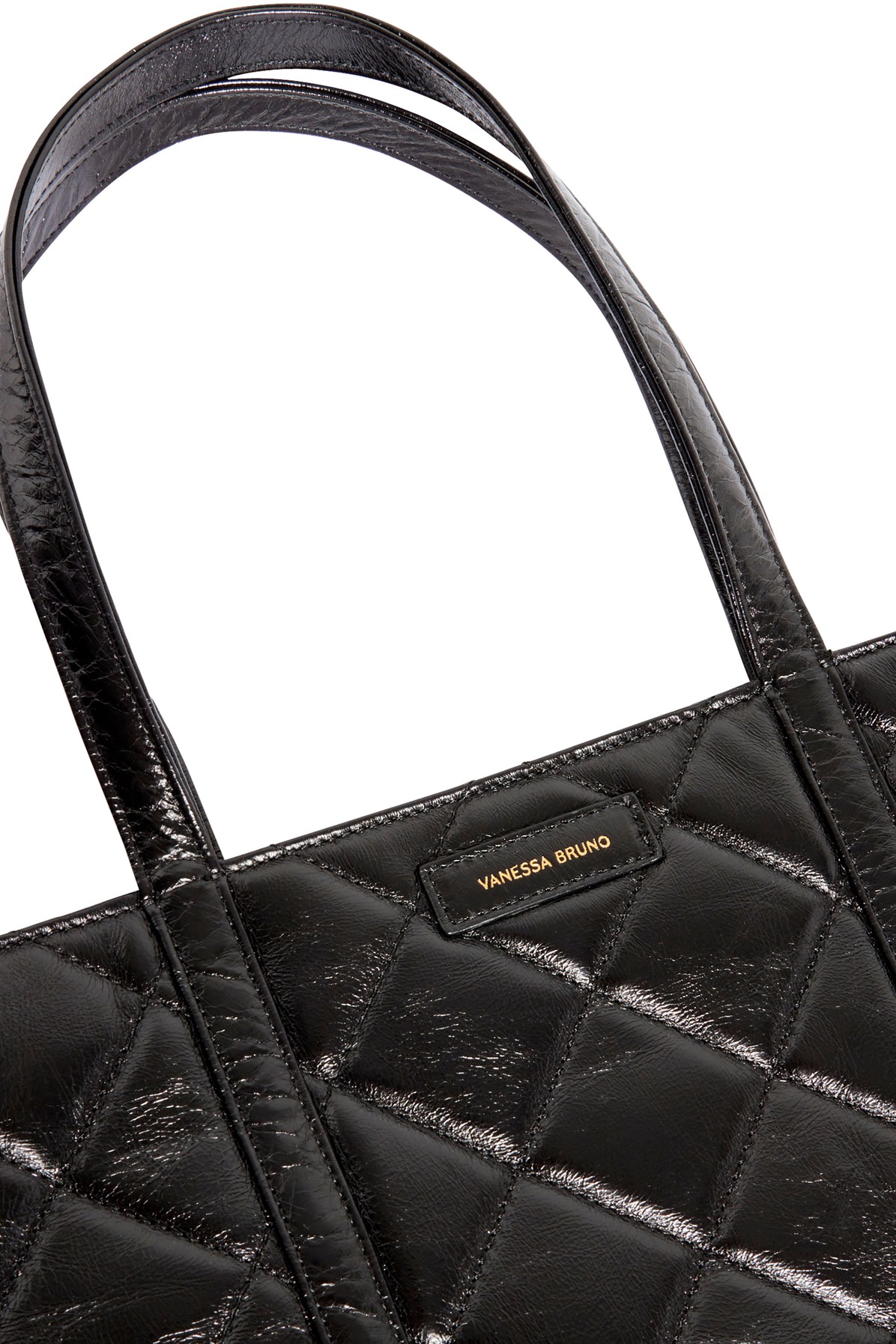 Quilted leather XL cabas tote bag