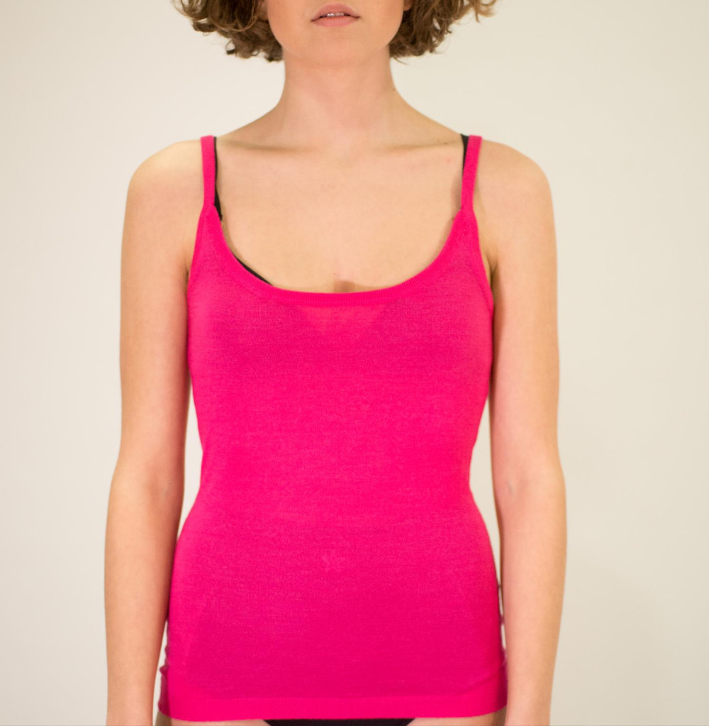 Pink Sleeveless Tank Top