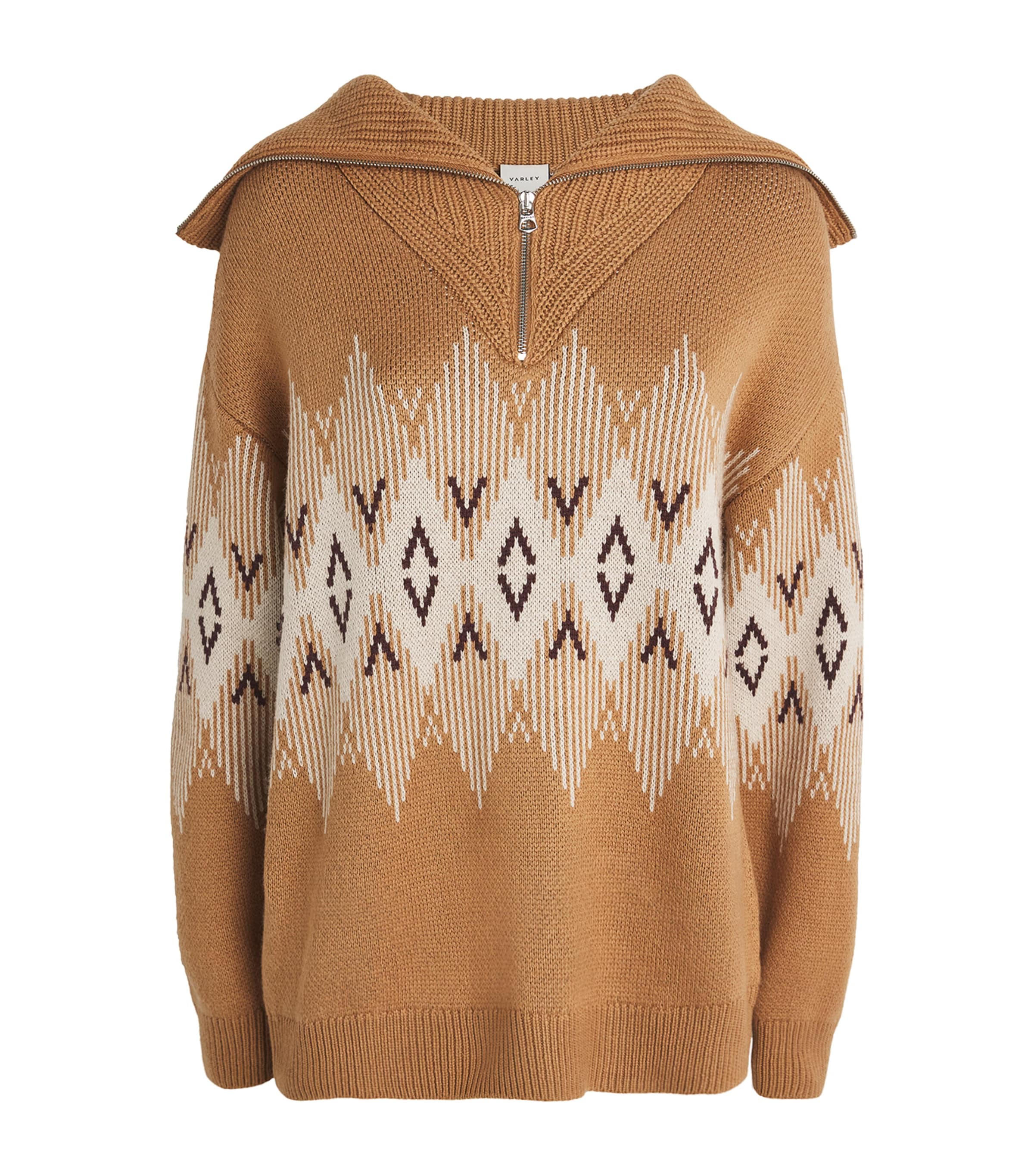 Knitted Half-Zip Heidi Sweater