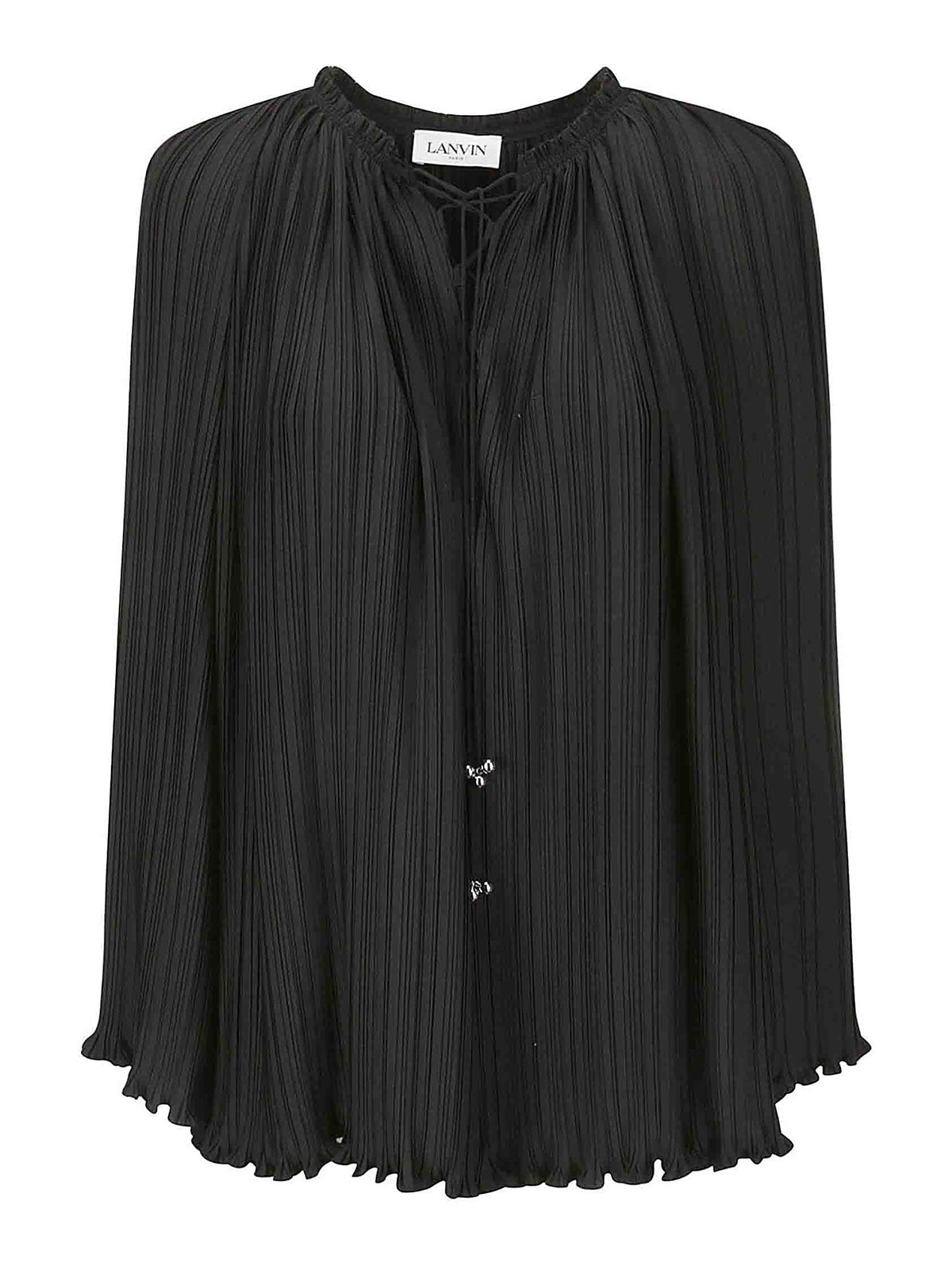 Pleated blouse
