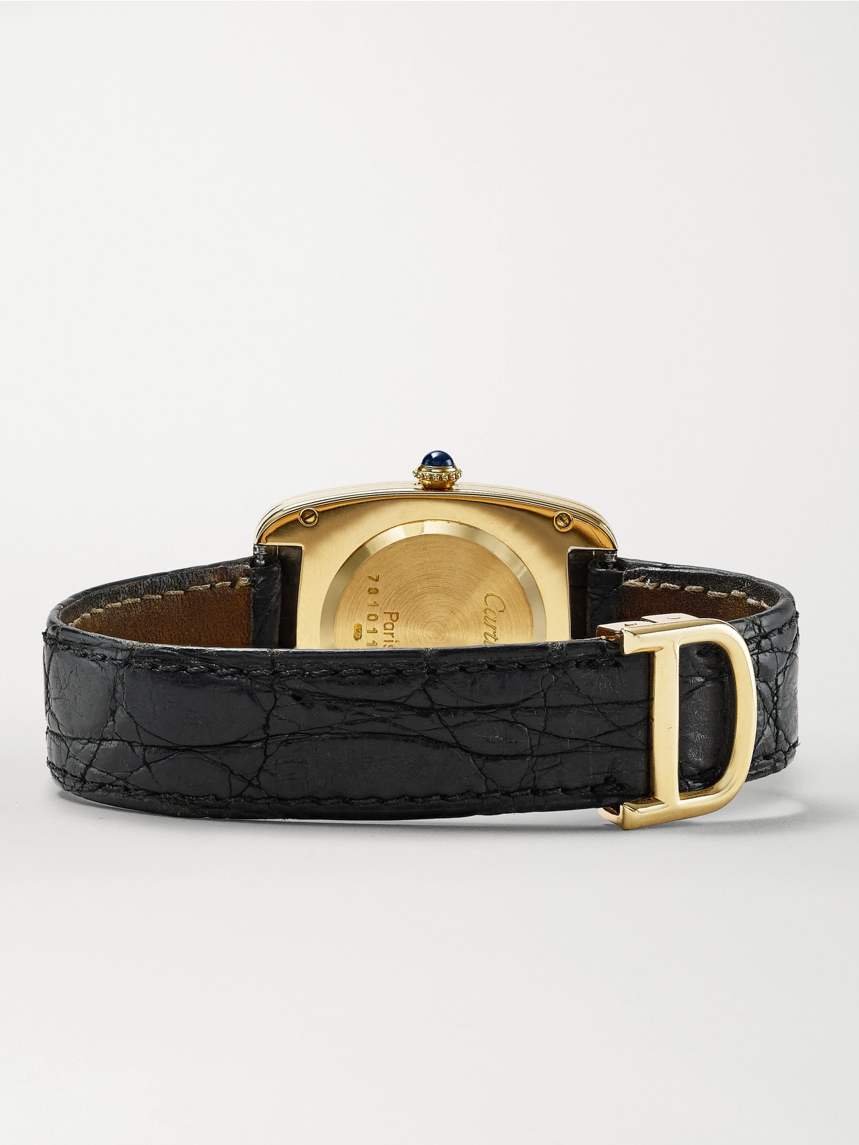 + Cartier Vintage 1980s Fabergé Hand-wound 18-karat Gold Watch, Ref. 78101 - One size
