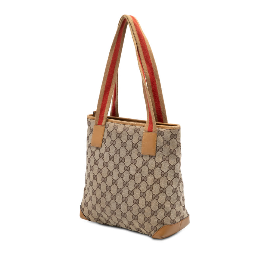 Pre-owned GG Canvas Web Shoulder Bag 019 0402 3754