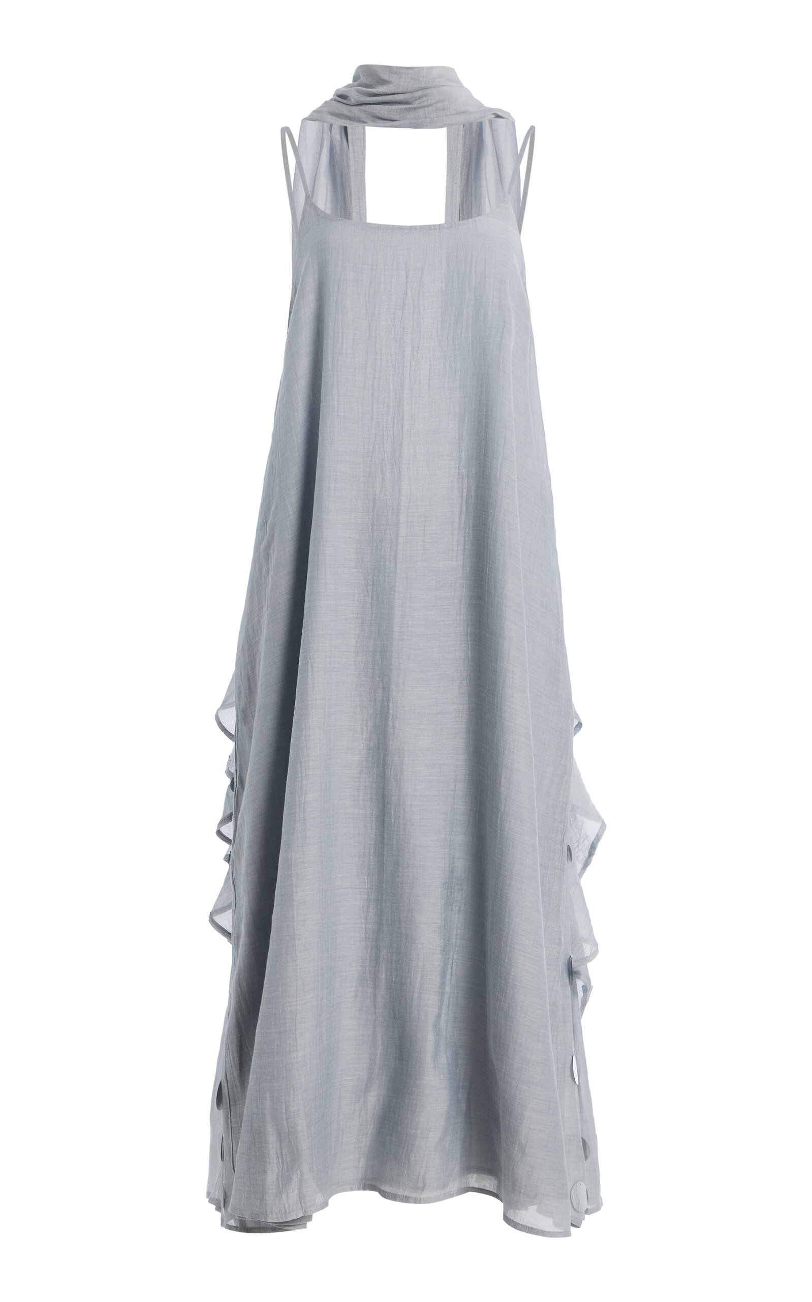 Exclusive La Isla Sequined Cotton-Silk Chanderi Dress - Moda Operandi