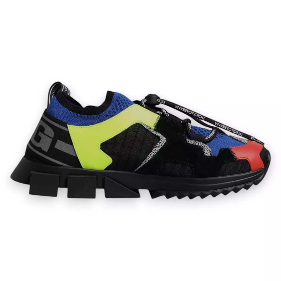 Dolce & Gabbana Multicolor Low Top Sorrento Sneakers Men's Shoes Pre-Owned