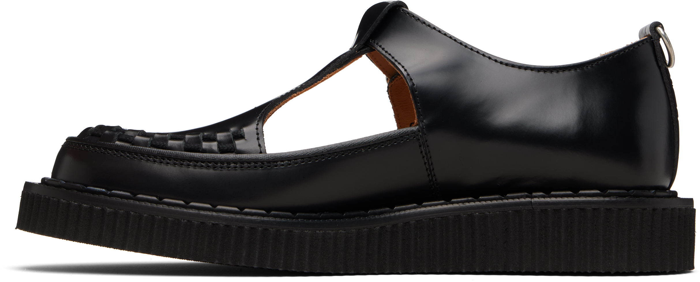 Black Hatton T-Bar Sandal Loafers