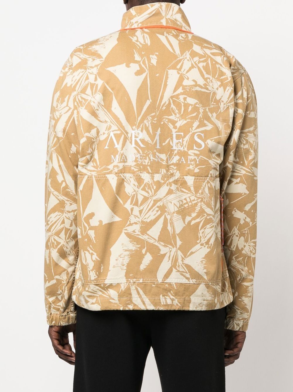 Crinkle Camo Cargo Jacket