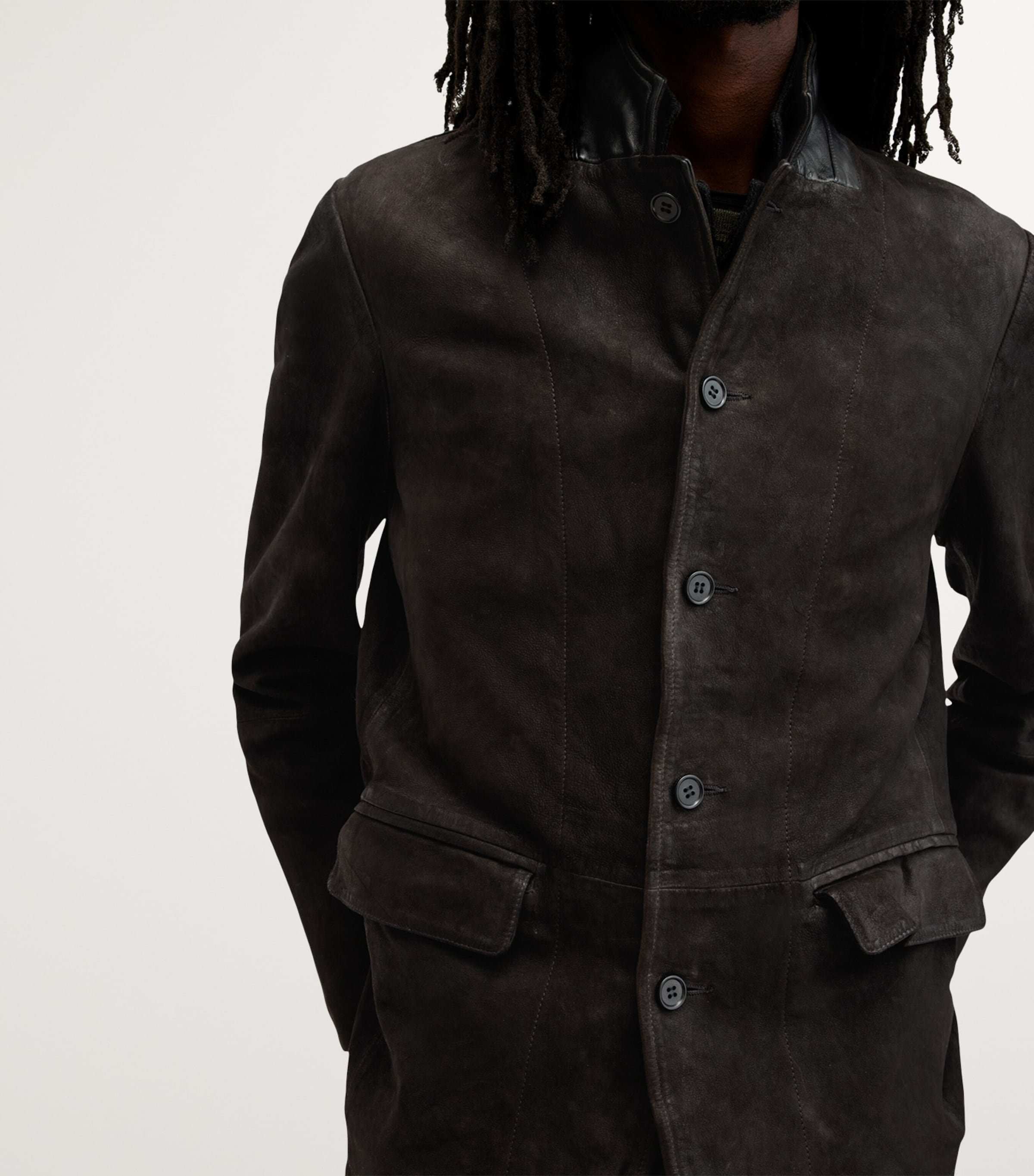 Leather Survey Blazer