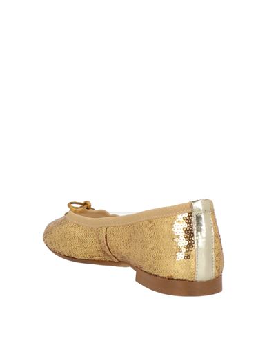 Woman Ballet flats Gold Size 10 Textile fibers