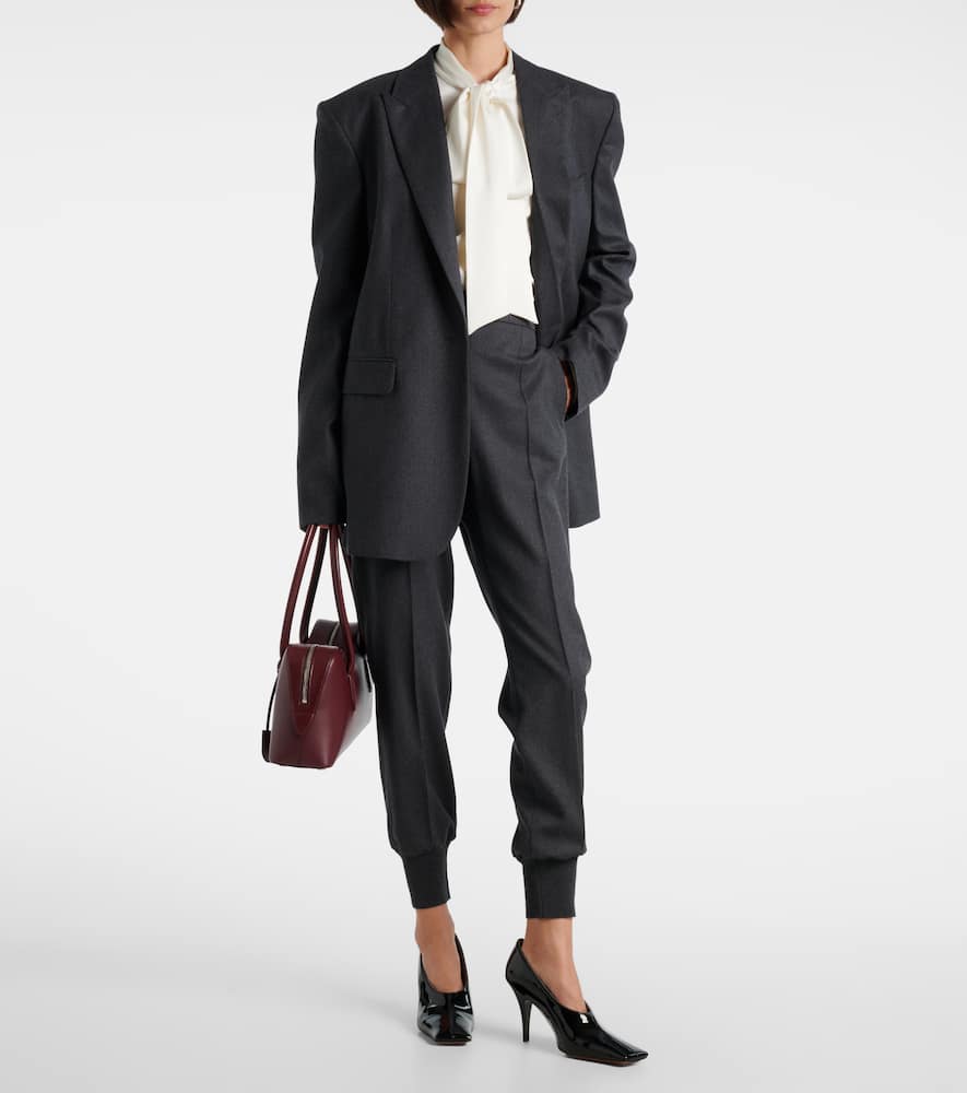 Iconic wool flannel blazer