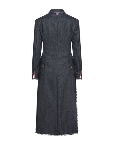 Woman Coat Midnight blue Size 2 Wool