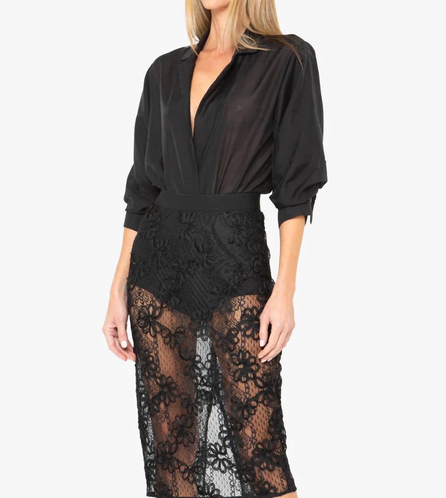 Marceline Bodysuit In Black