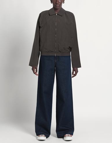 Woman Jacket Charcoal Size L Polyamide, Polyurethane