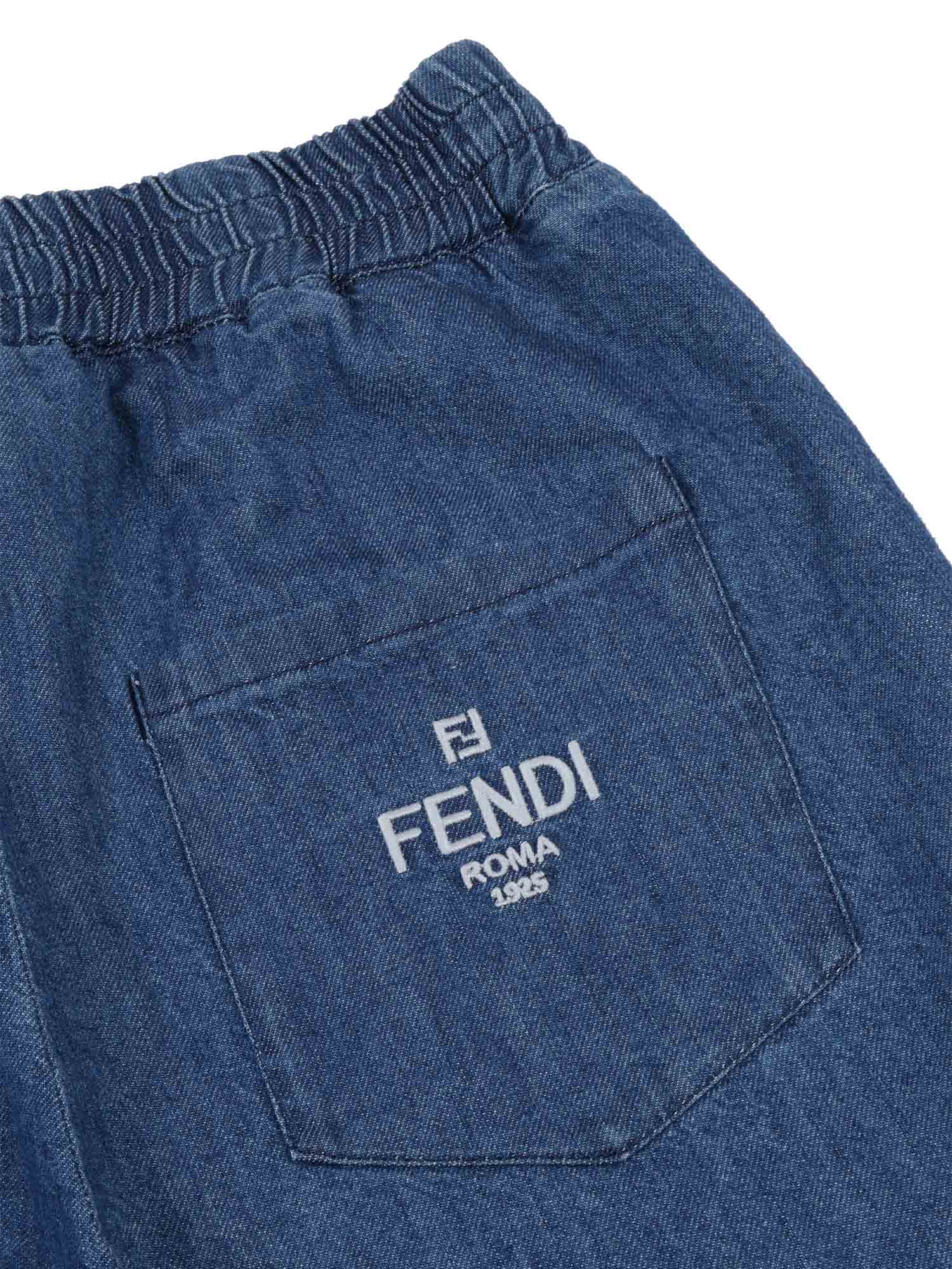 Fendi Jr Pantalone lichte deni