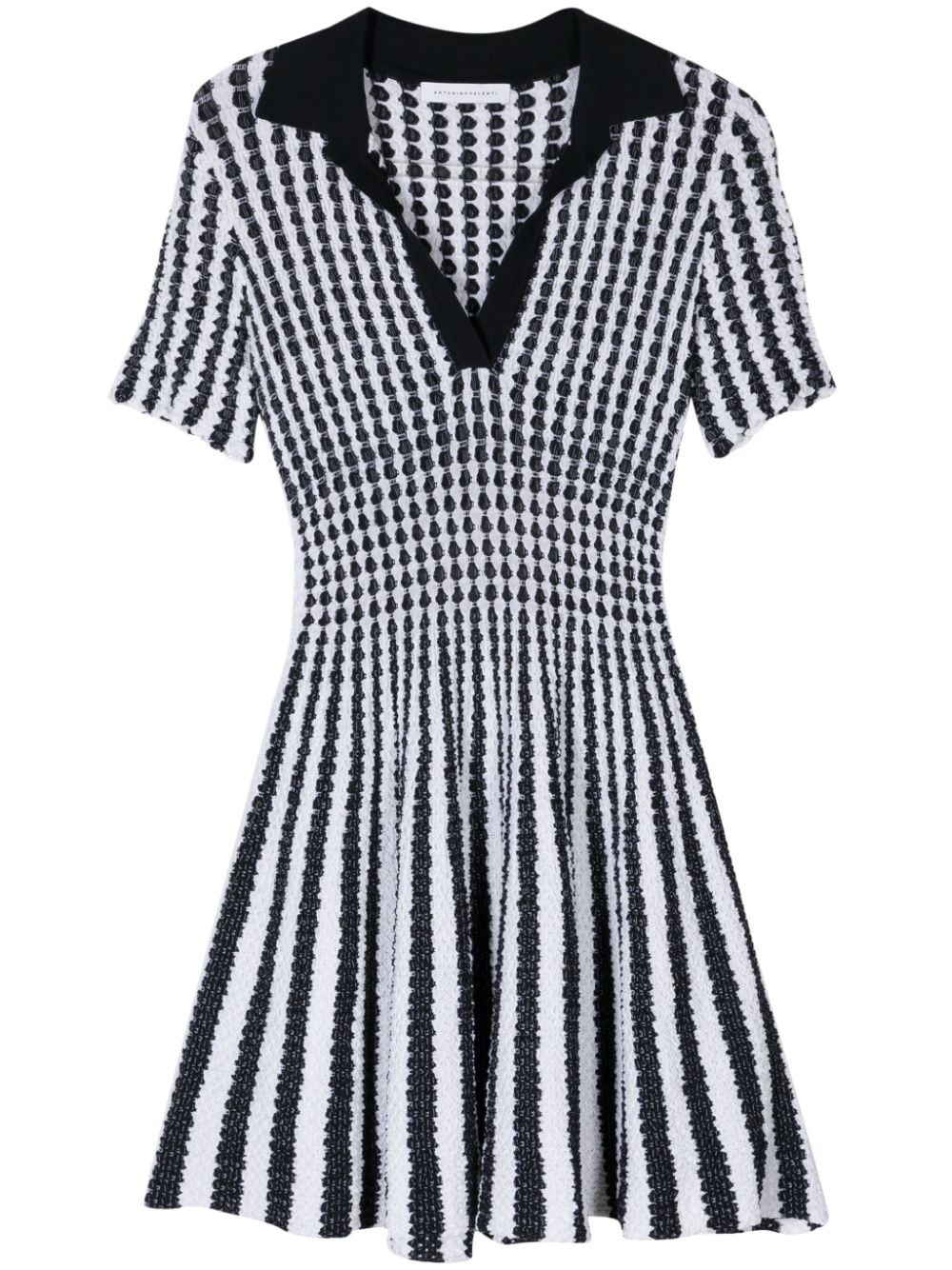 Marylin seersucker minidress - White