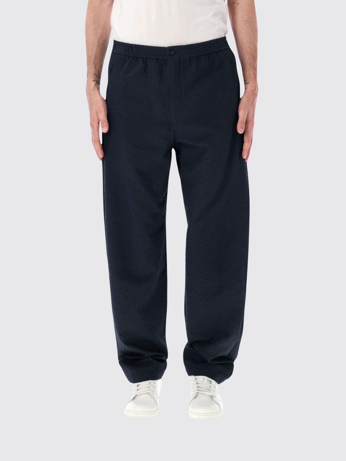 Pants Men color Blue