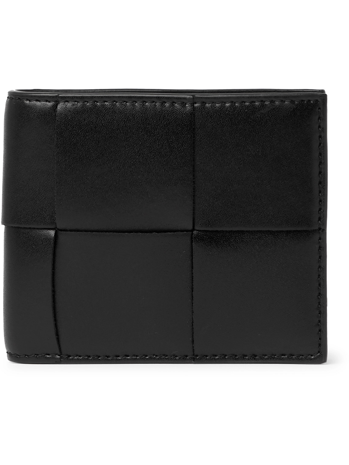 Cassette Intrecciato Leather Billfold Wallet
