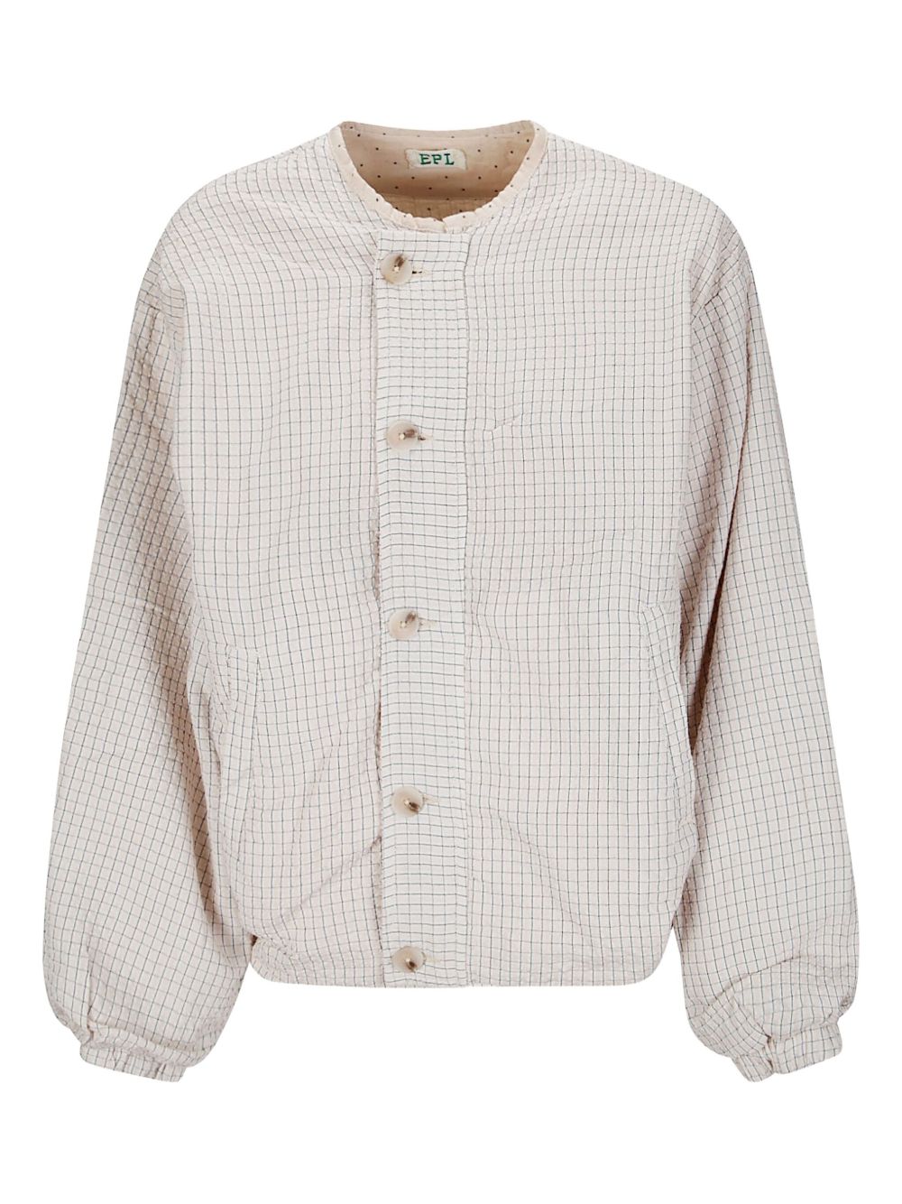 EPL checkered bomber jacket - Neutrals