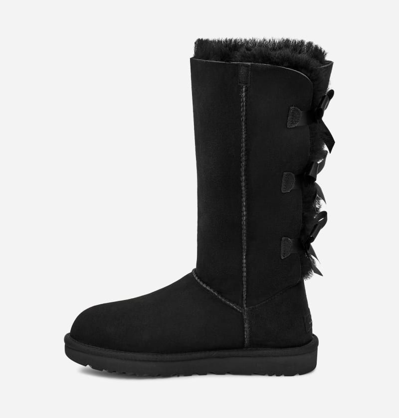 ® Women's Bailey Bow Tall II Boot Sheepskin Classic Boots in Black/