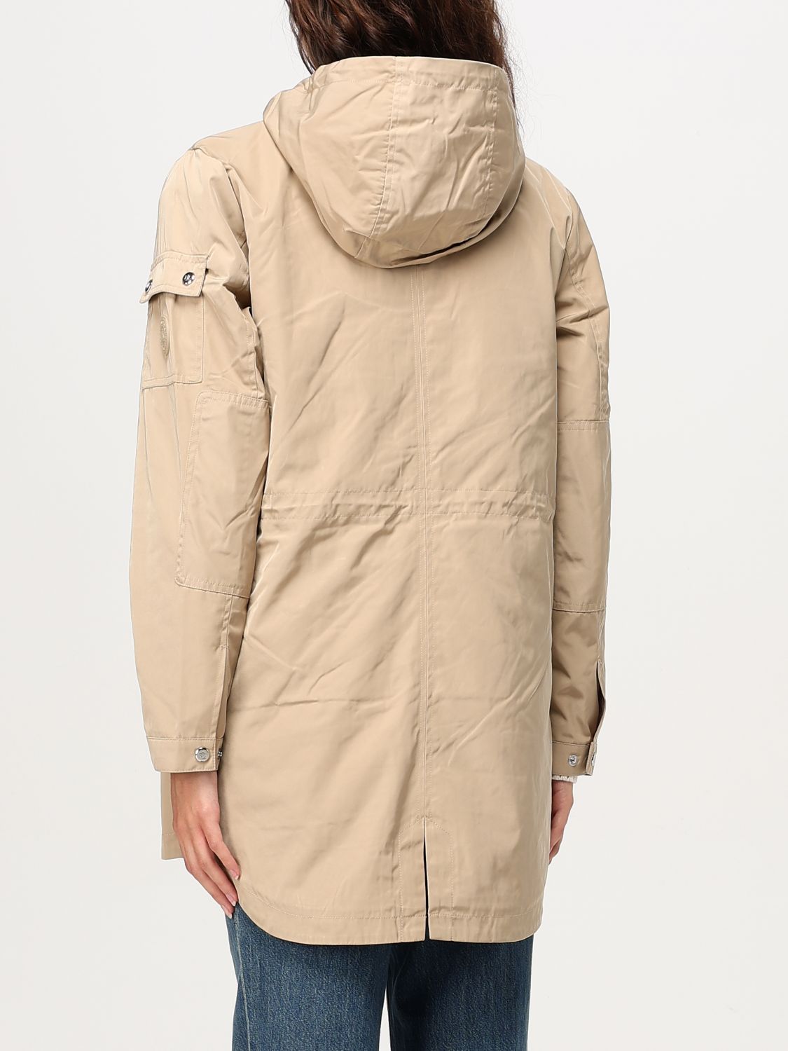 Coat Woman color Leather