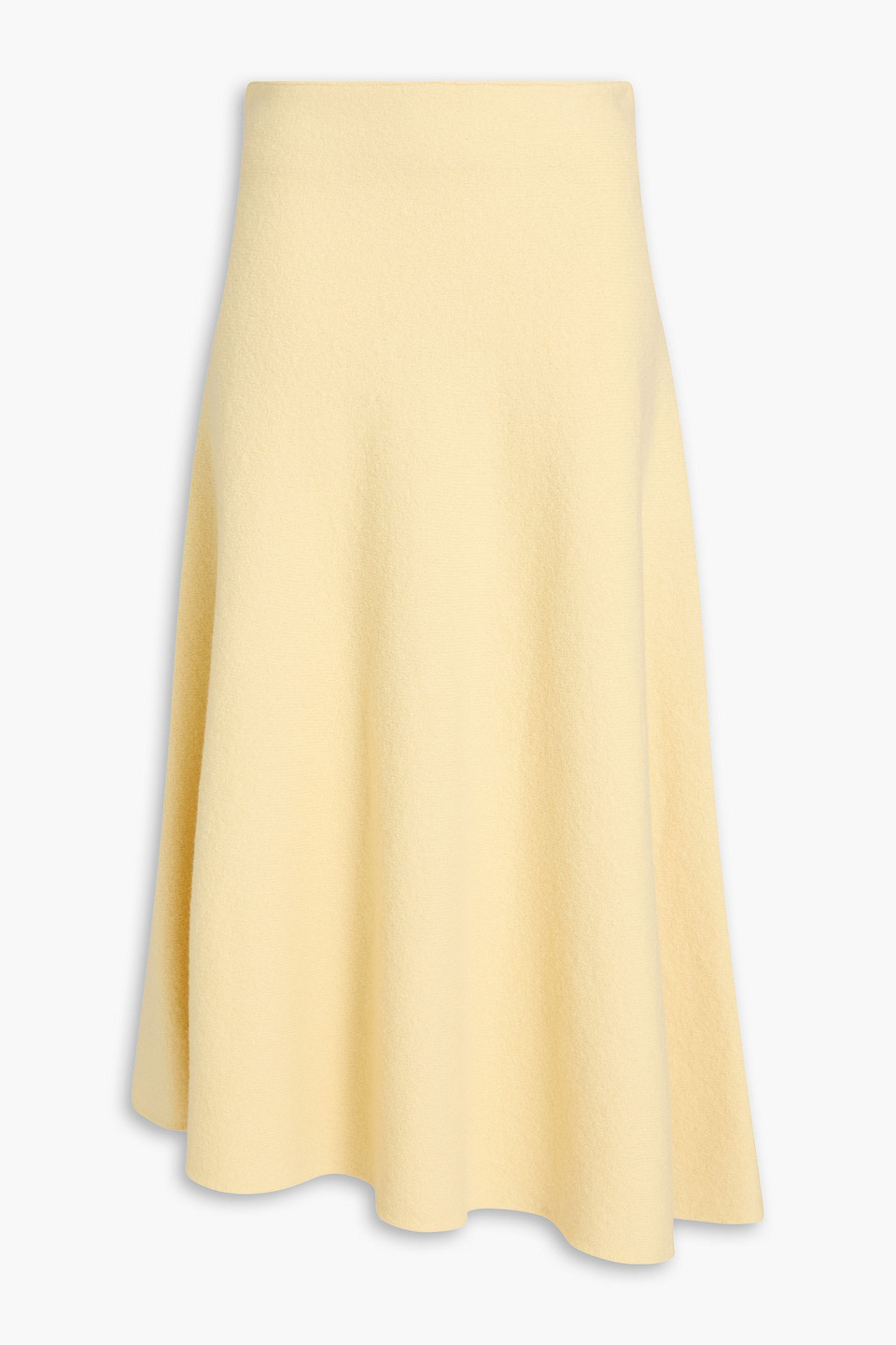 Wool midi skirt - Yellow - FR 36