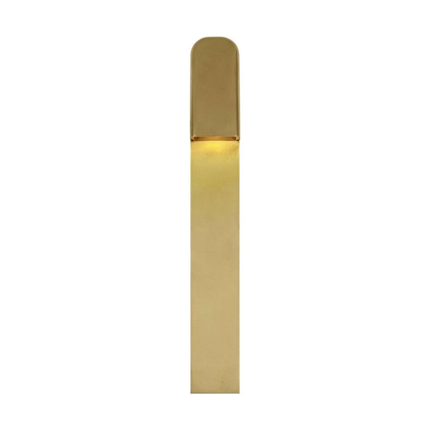 Hand-Rubbed Antique Brass LED Outdoor Wall Mount from the Froler Collection