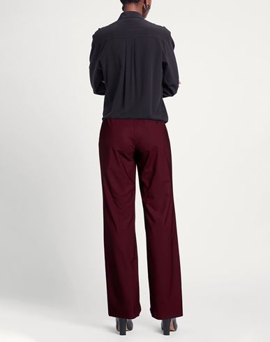 Woman Pants Garnet Size 4 Wool, Nylon