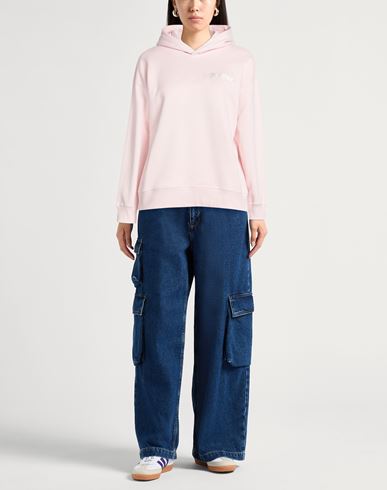 Woman Sweatshirt Light pink Size XXS/XS Organic cotton