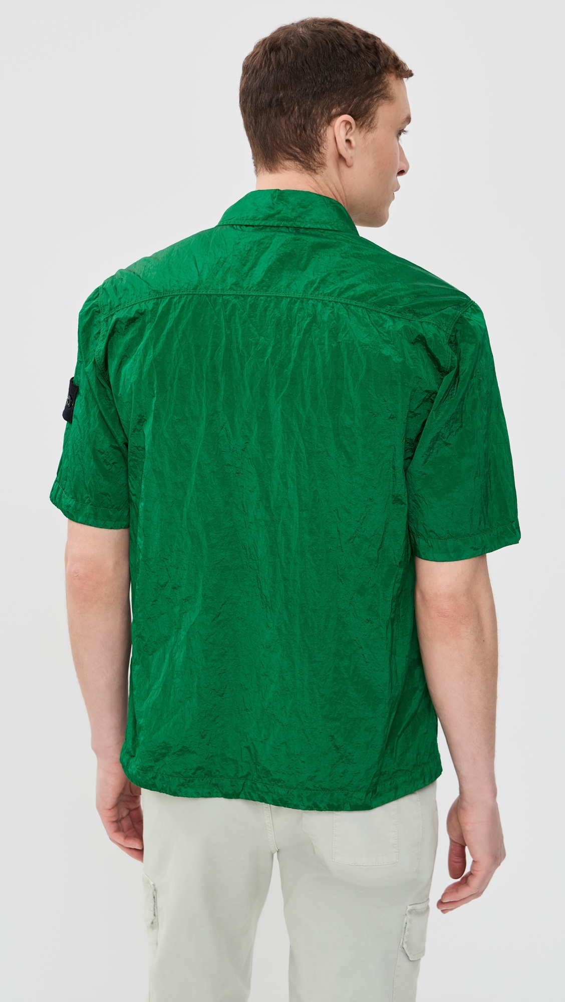 Nylon Metal Shirt Malachite