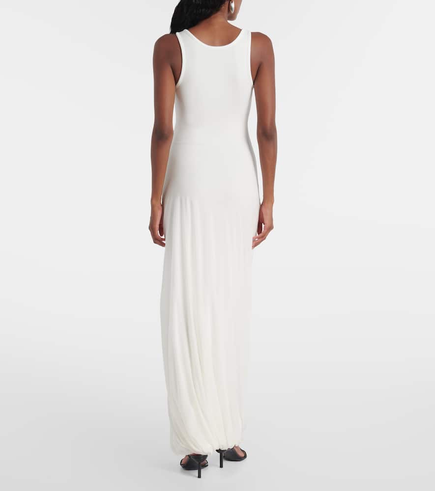 Paisley Disconnect cutout jersey maxi dress