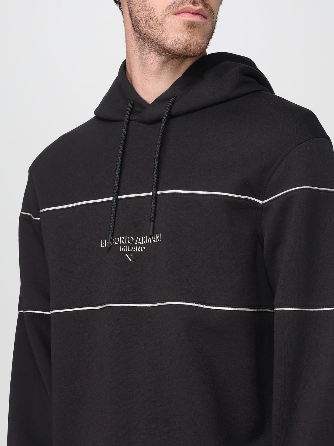 Sweatshirt Men color Black