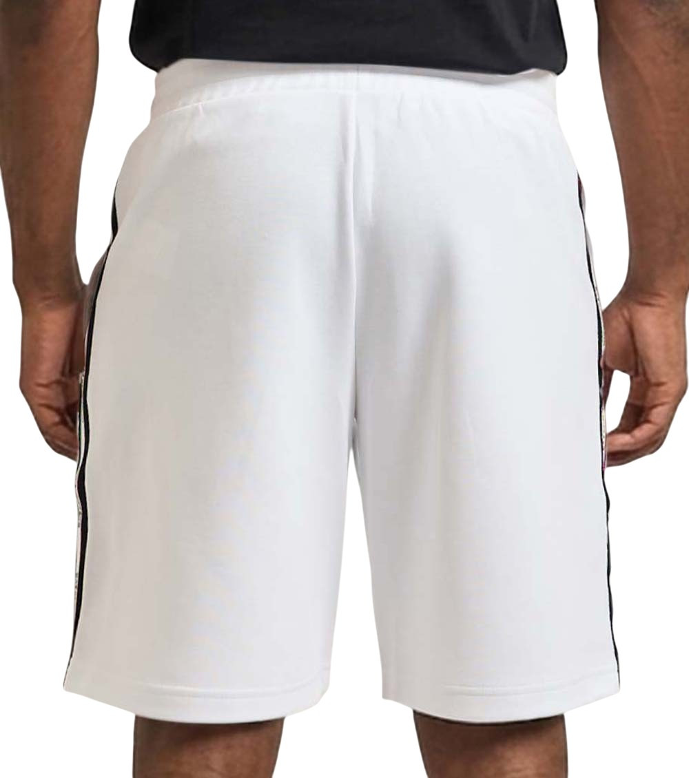 White Solid Shorts