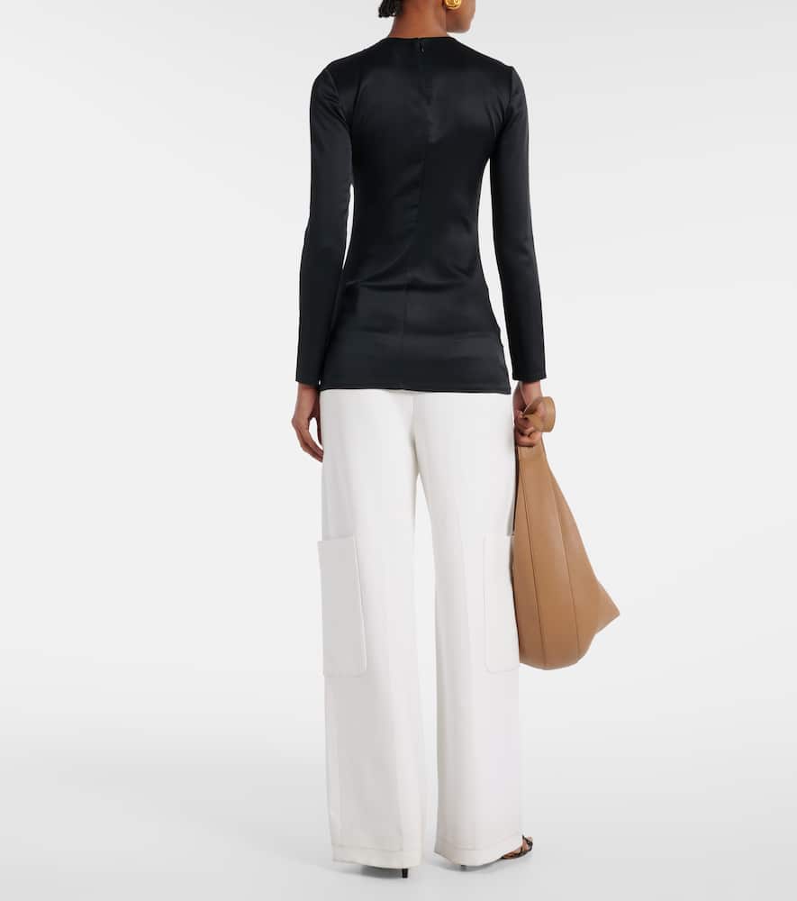 Vlad satin cady top
