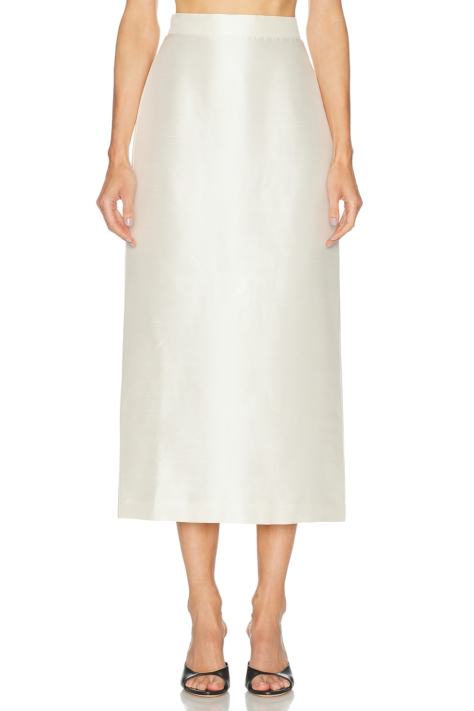 HEIRLOME Irene Skirt in Ivory - Ivory. 0 also , 4