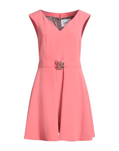 Woman Mini dress Salmon pink Size 10 Polyester, Elastane